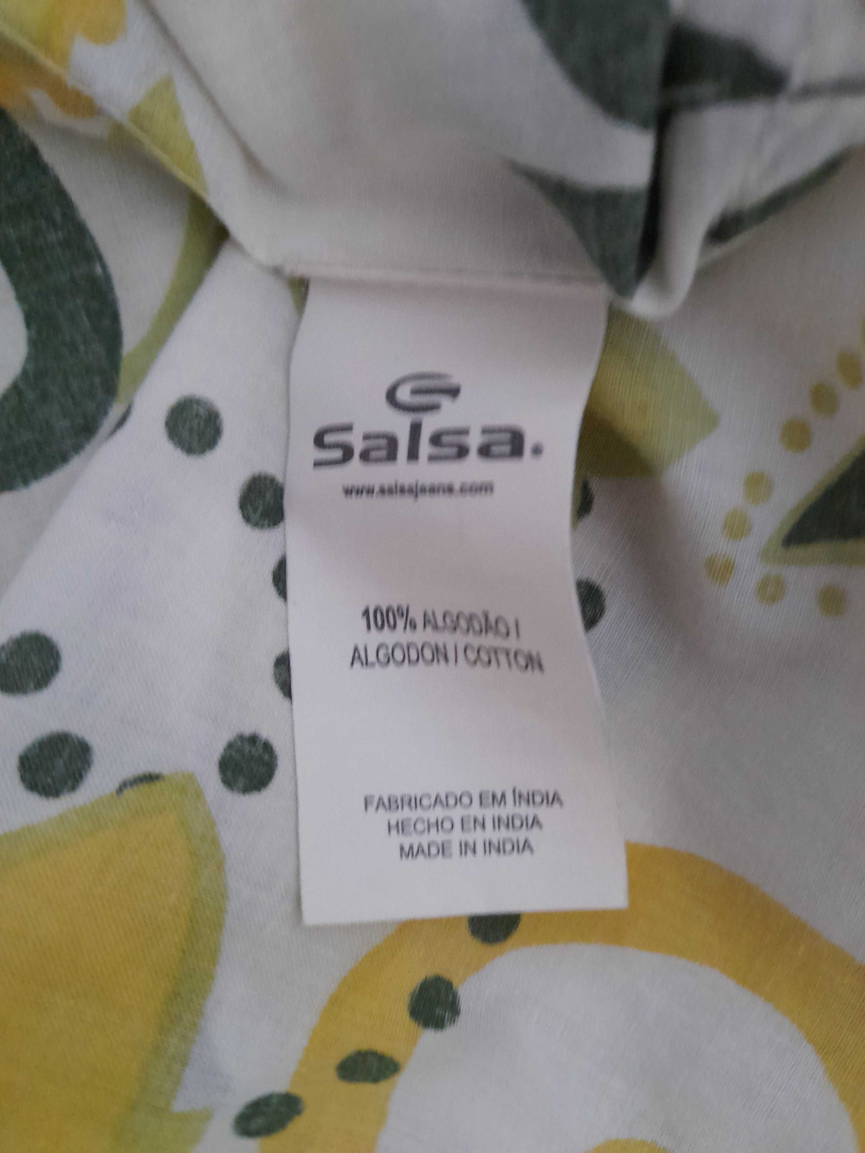 Blusa/Top Estampada, Tamanho S, marca Salsa, como nova