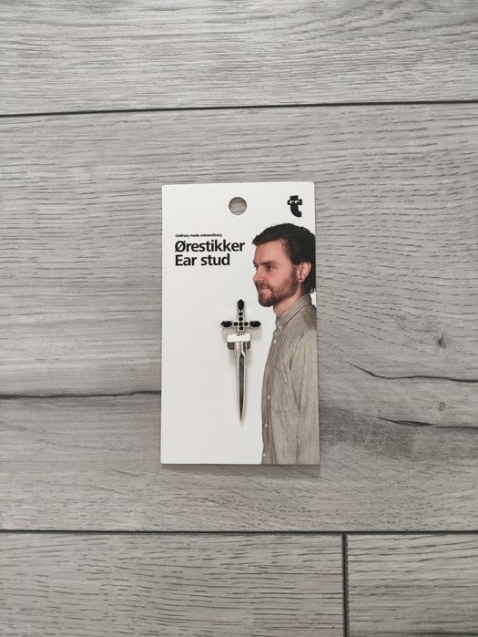 Kolczyk miecz sztylet