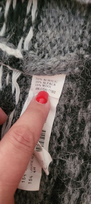 Casaco malha Zara homem