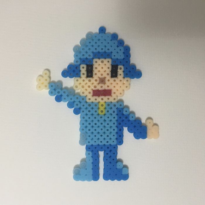 5 personagena pocoyo - topo de bolo - decoração - hama beads