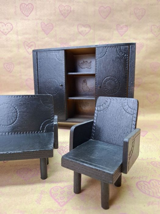 Мебель для кукол миниатюрная мебель из дерева игрушка
