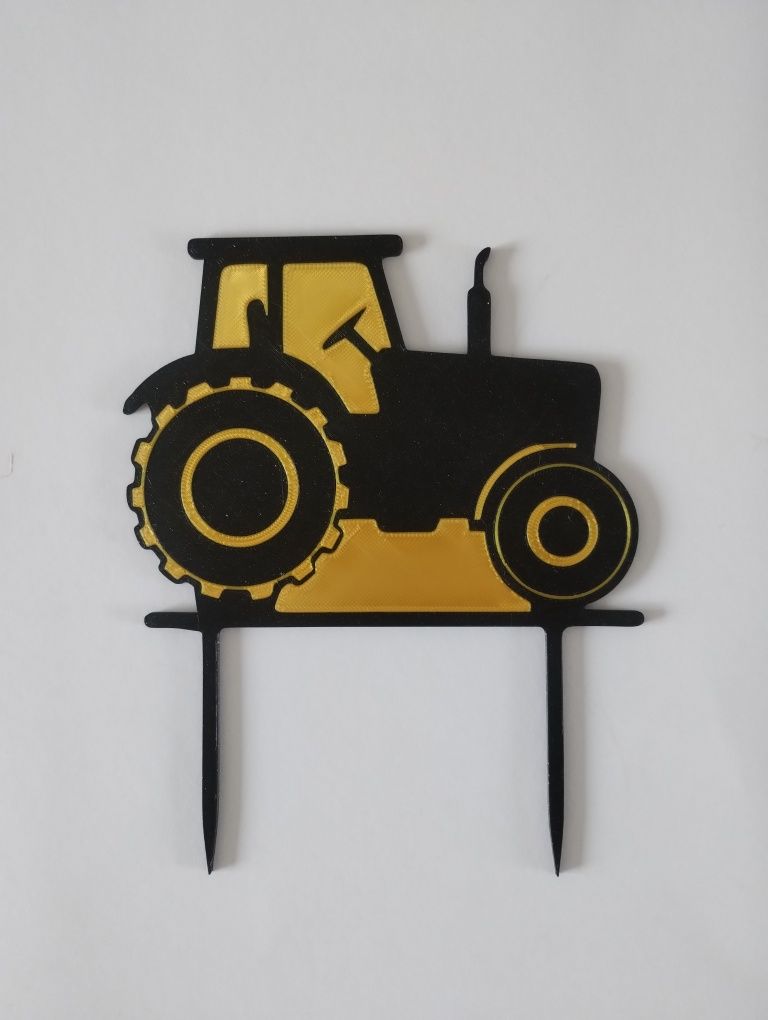 Topper na tort traktor druk3D