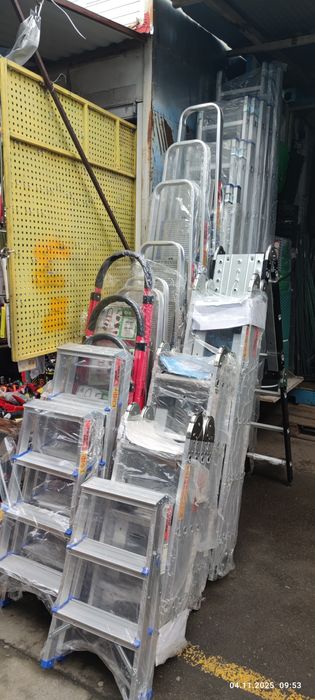 Драбини стрем'янки алюмінієві і залізо всі розміри опт і роздріб !!!