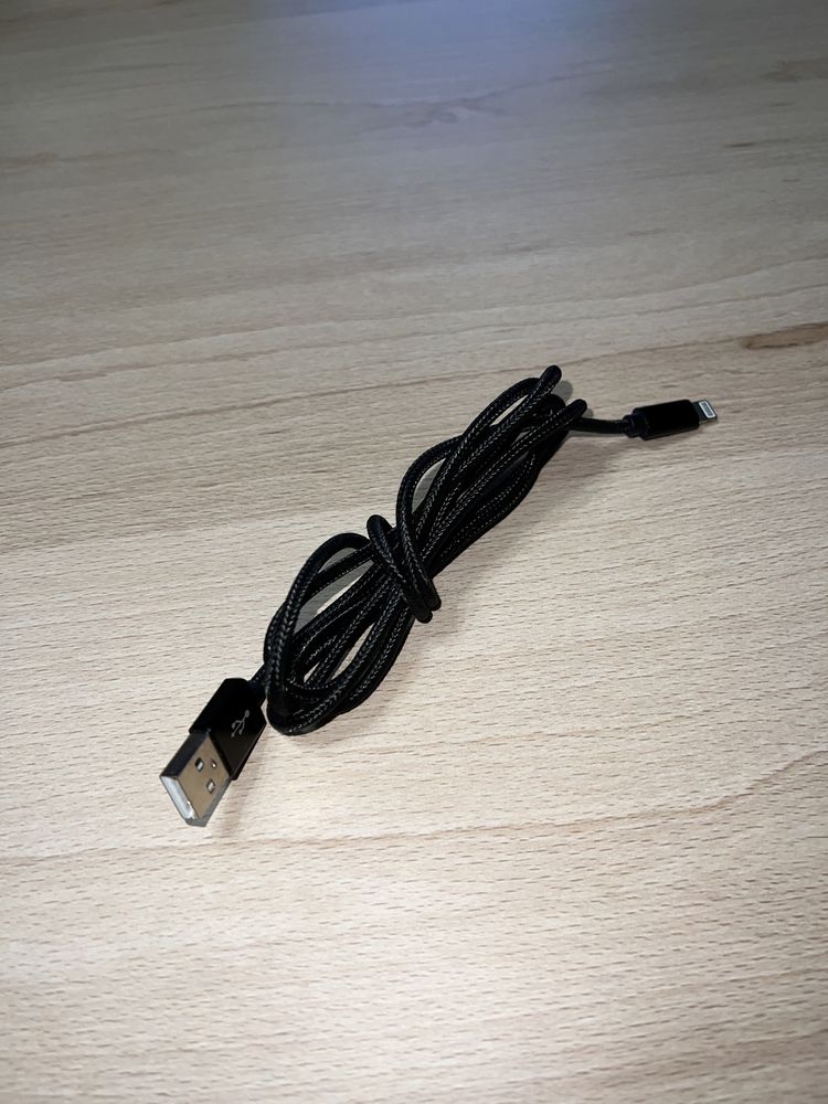 Pleciony Kabel USB lightning do telefonów Apple 120 cm.