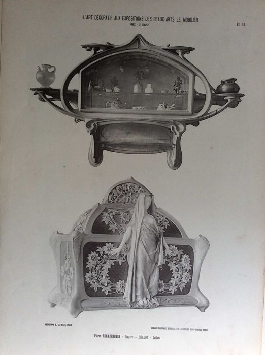 Tema: Mobiliário.  Estampas fotográficas.  Ano 1902.  Public. n.º 5