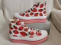 Converse All Star CT Platform Strawberry trampki unikat 39