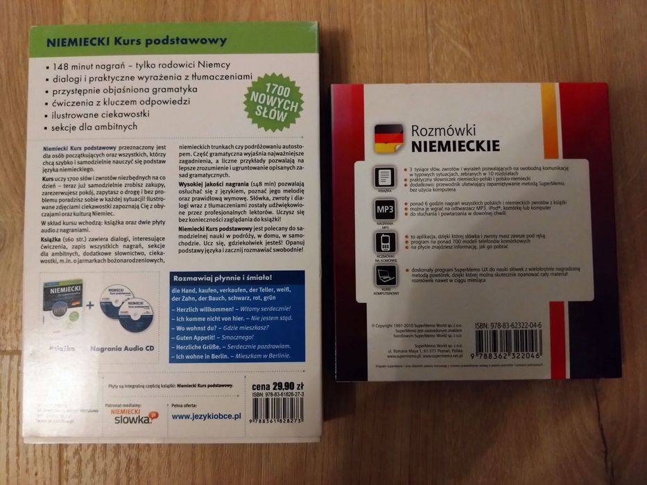Język niemiecki. Kurs podstawowy + rozmówki niemieckie
