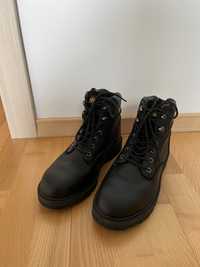 Site nowe czarne skórzane męskie buty zimowe/jesienne rozmiar 42