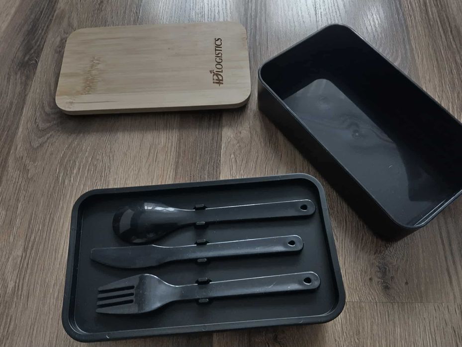 Elegancki lunch box pudełko śniadaniowe NOWE