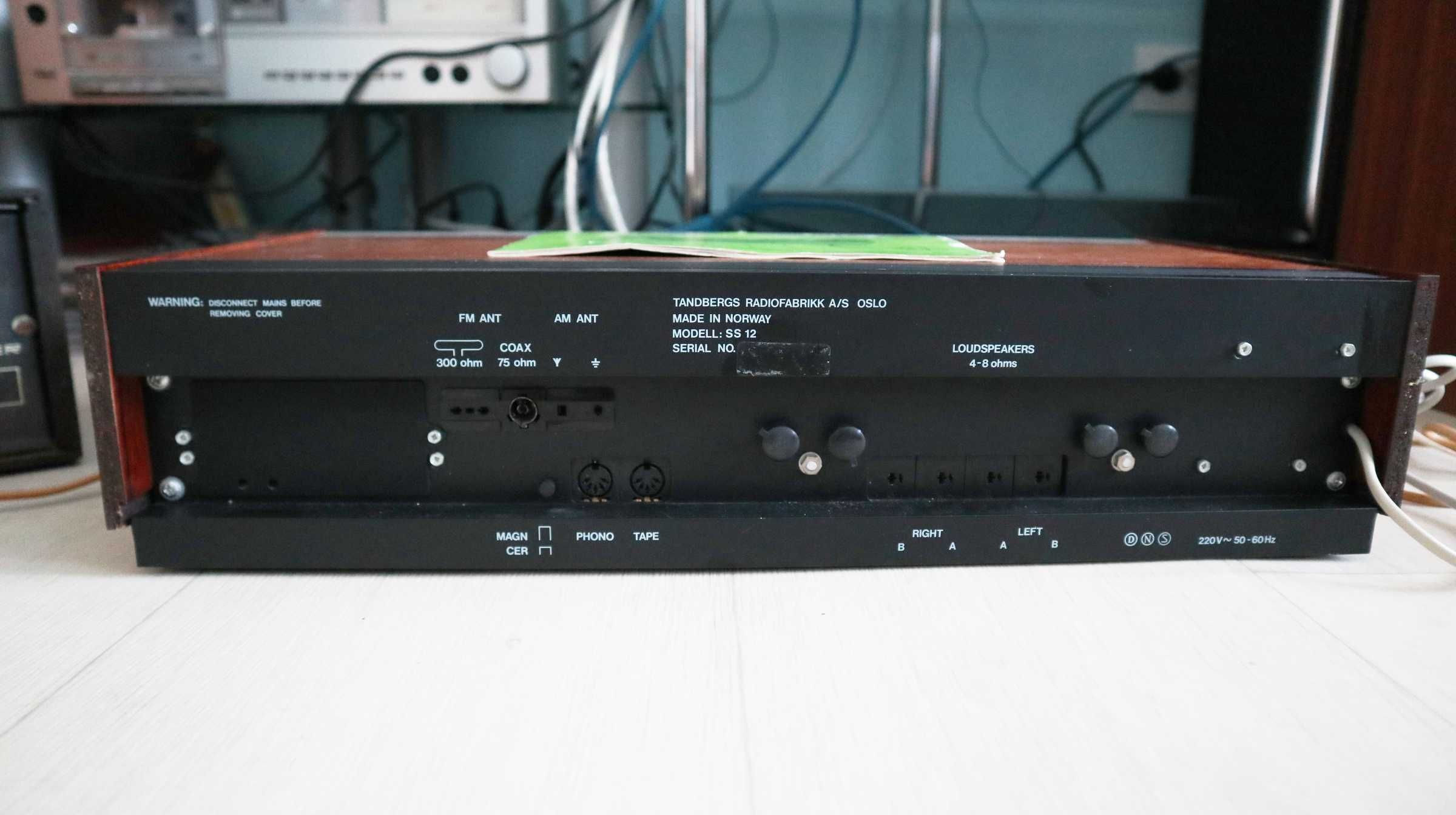 Ресивер усилитель Tandberg solvsuper 12 как новый с паспортом 1976 год