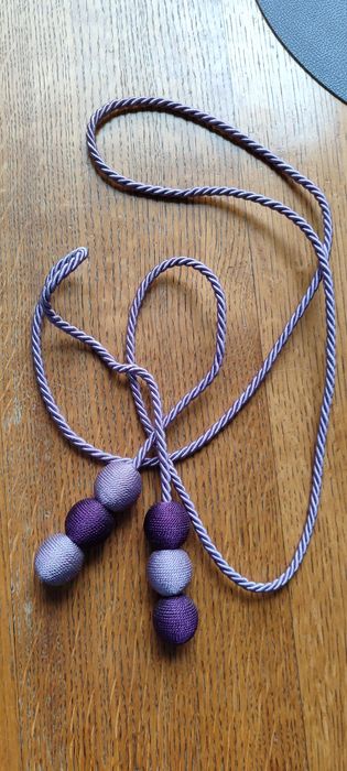 Sznur do zasłony fiolet