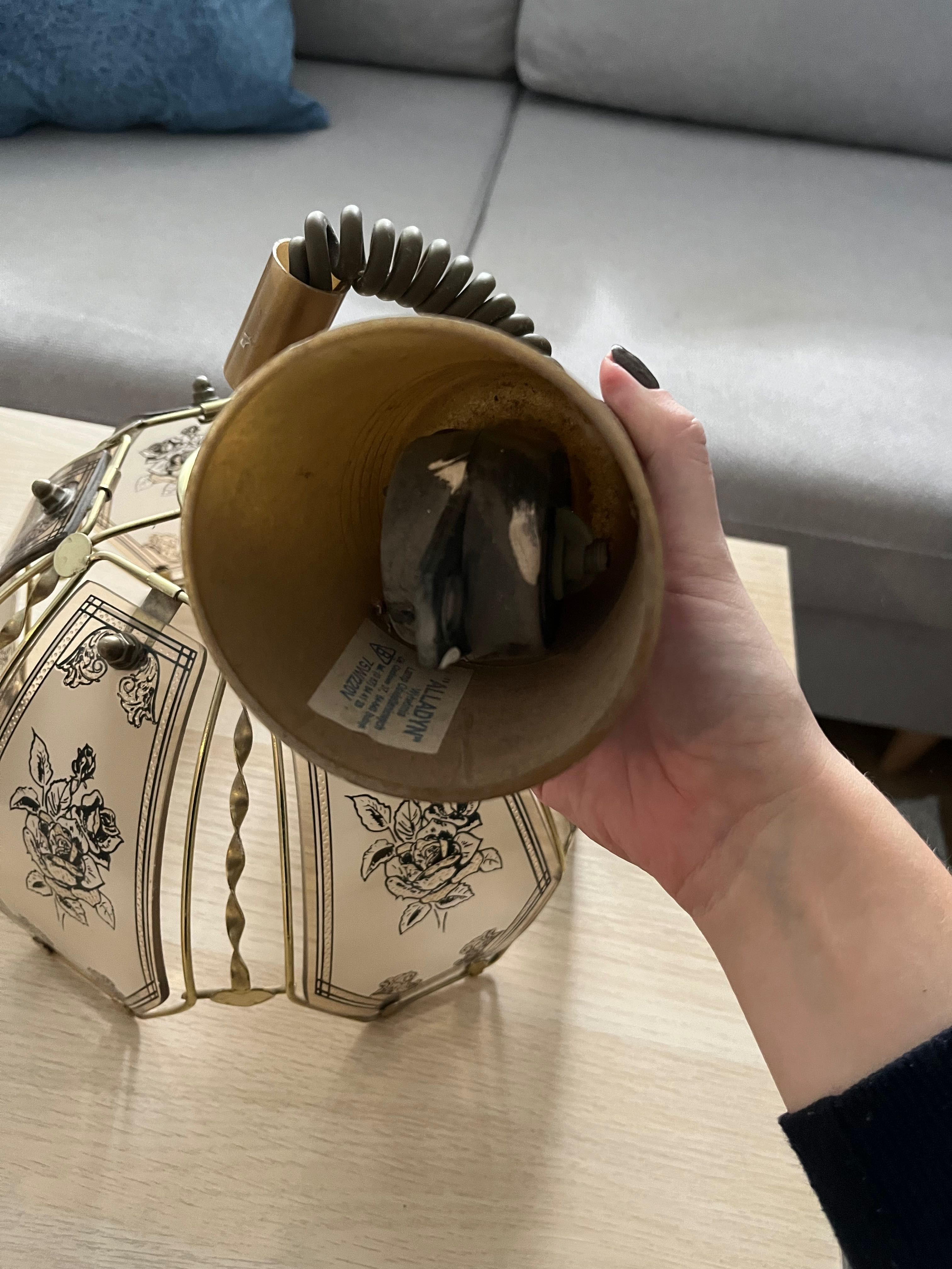 Lampa sufitowa mosiężna Alladyn Wytwórnia Lamp Oświetleniowych Budzyń