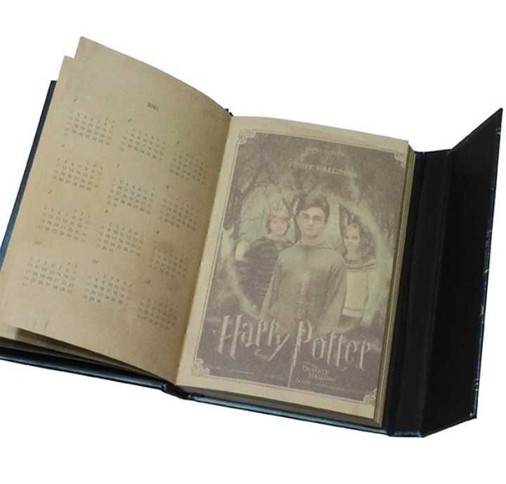 Винтажный блокнот Гарри Поттер, 96 листов - иллюстрированный
