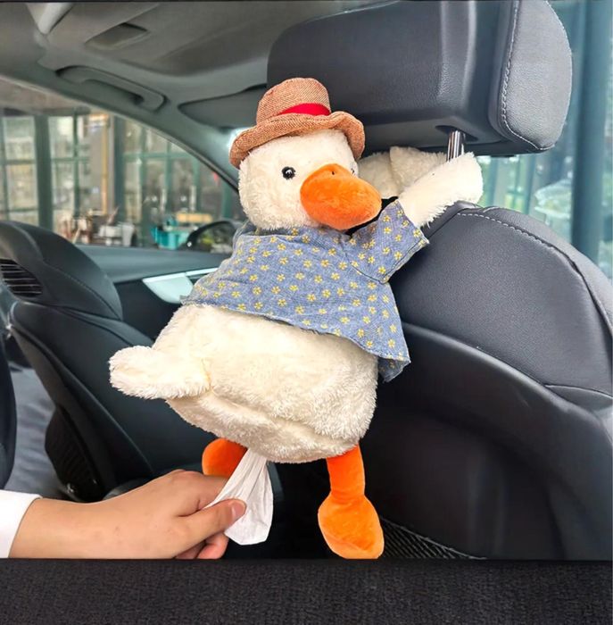 POJEMNIK NA CHUSTECZKI * do auta hit 2025 – modny organizer I pluszak