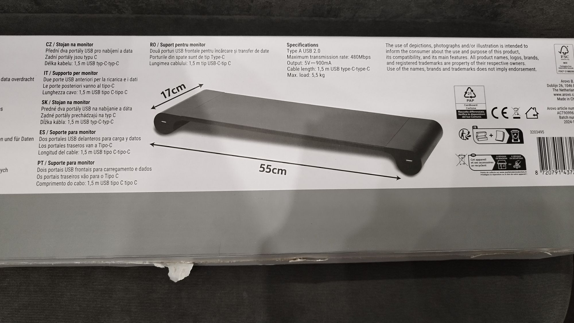 Podstawka pod monitor