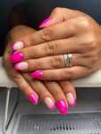 unhas de gel verniz gel pedicure