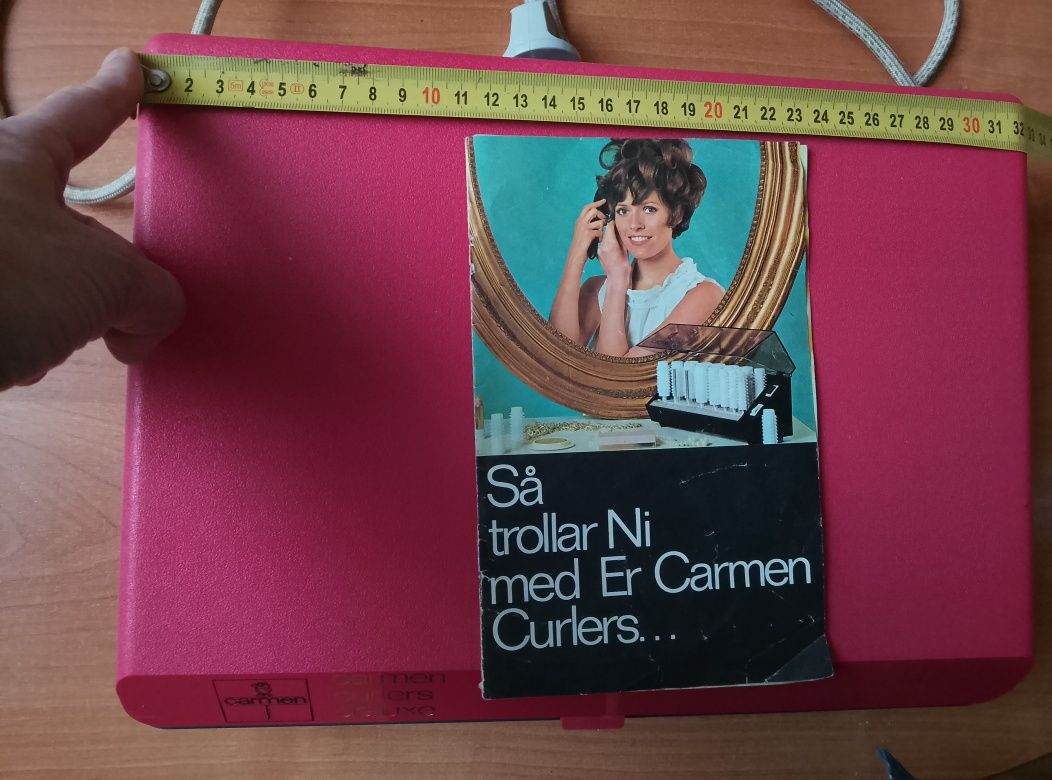 Vintage carmen curlers de luxe, wałki do włosów