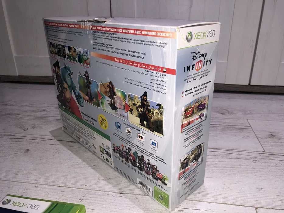 Zestaw 2 gier Xbox 360 Disney Universe + Disney Infinity + dodatki