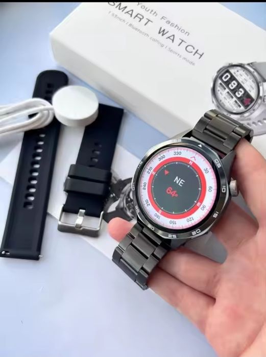 Умные часы I GT5 Pro GPS NFC Smart Watch Мужчины 360*360 AMOLED