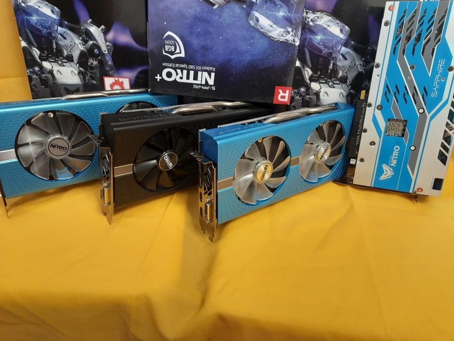 Видеокарта Sapphire RX 590 Nitro + Special Edition 8gb как Новая