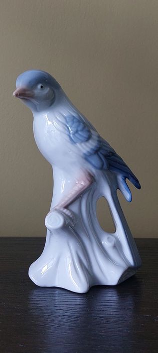 Figurka, ptaszek, ceramika