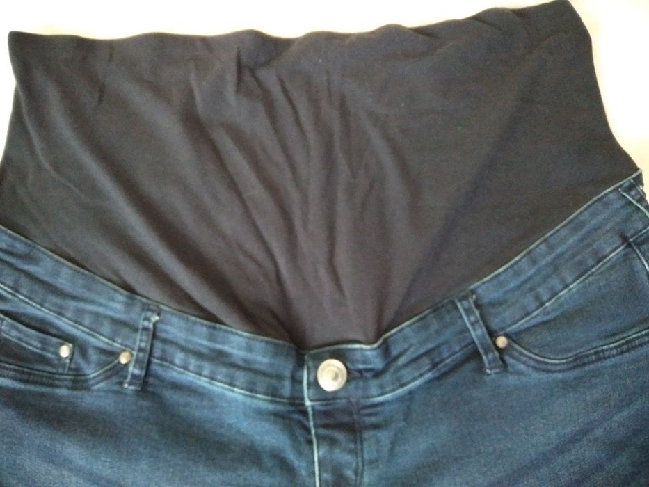 Spodnie ciążowe z pasem