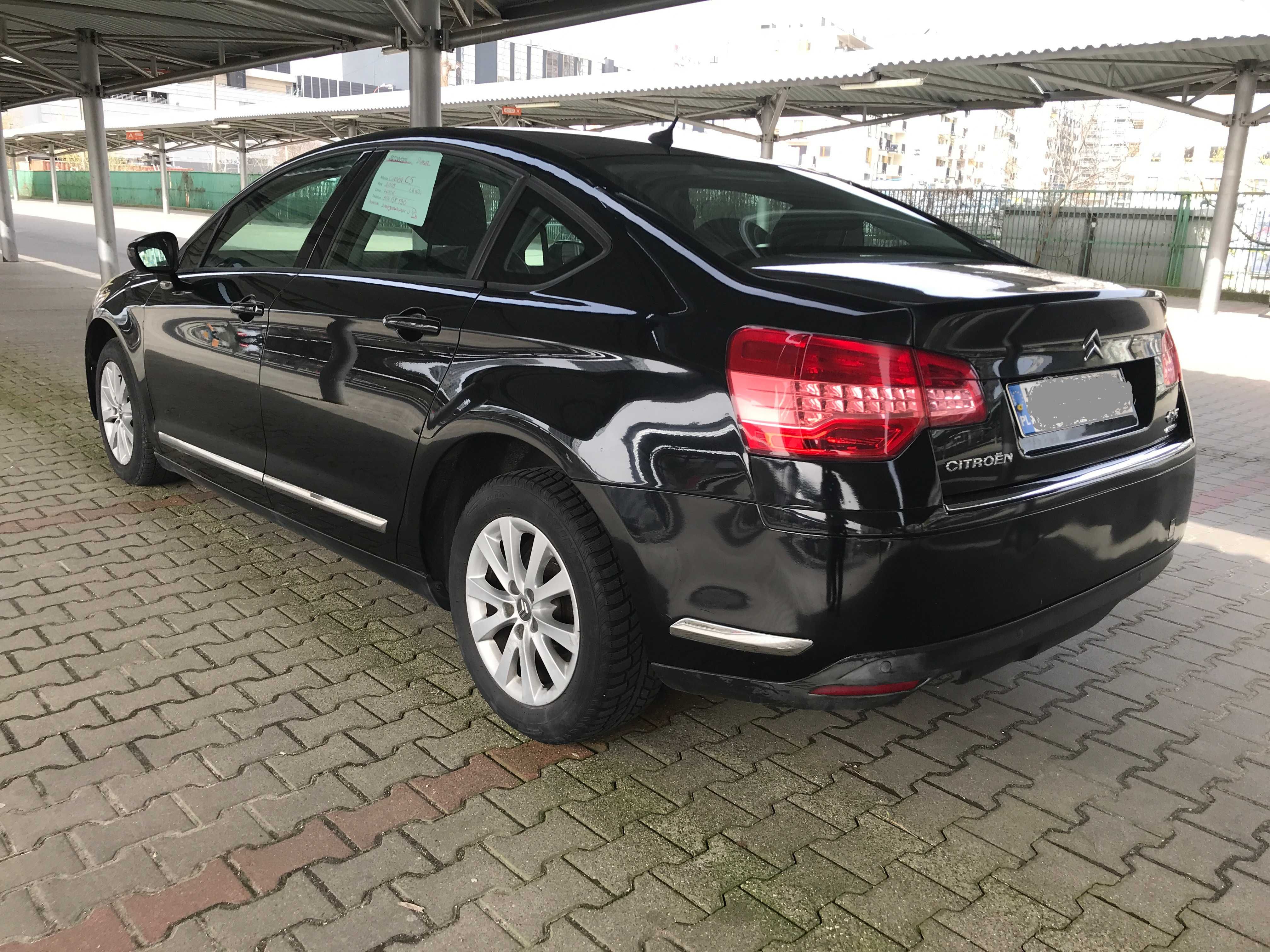 citroen c5 diesel 1,6 zarejestrowany anglik 2009r zamiana