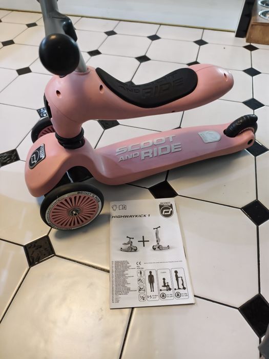 Hulajnoga jeździk Scoot and Ride 2w1