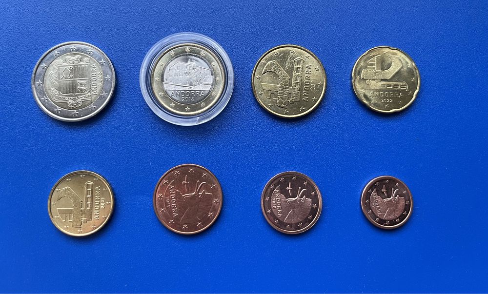 Продам евро монети