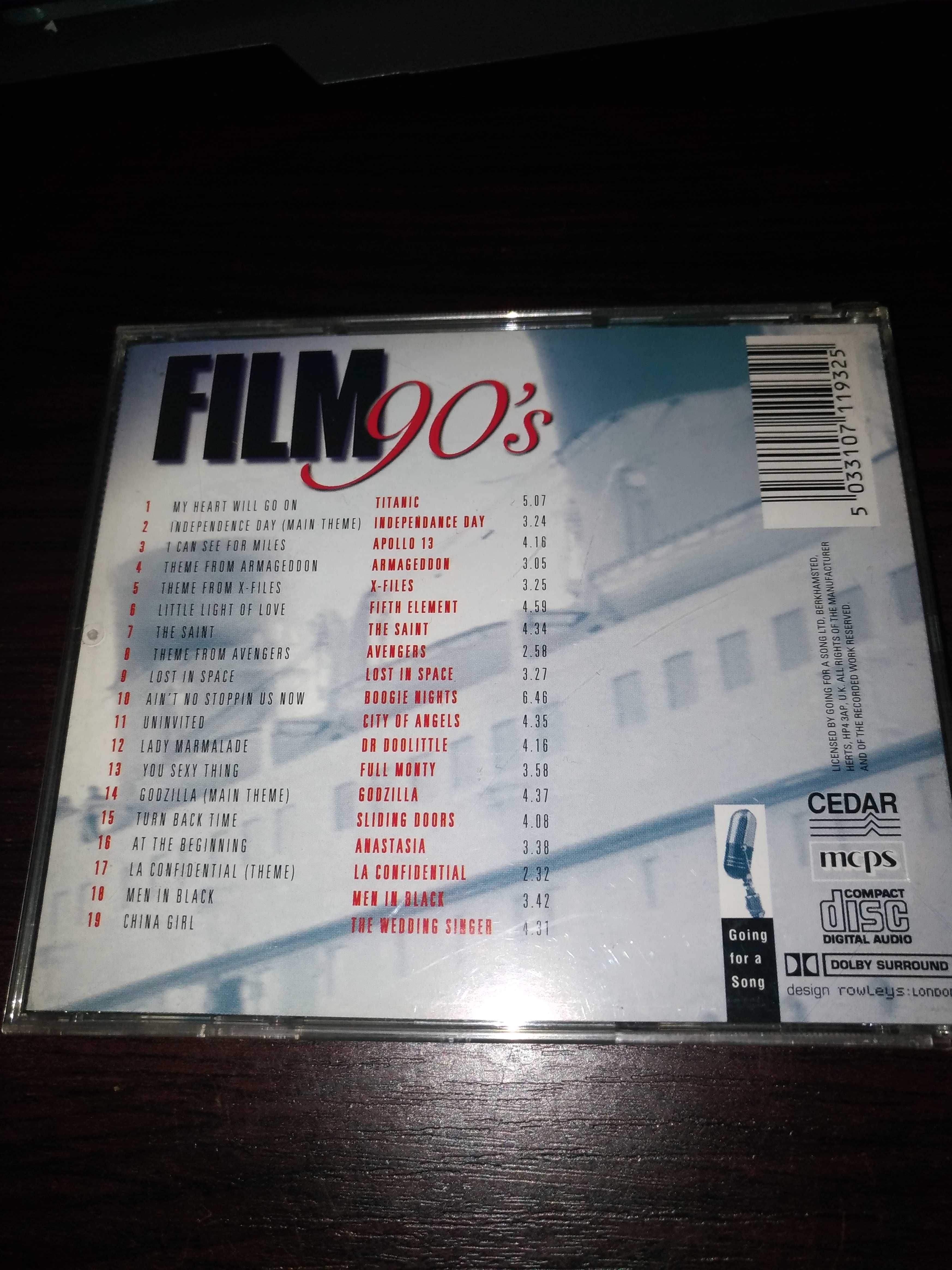 CD: Themes from the decade's biggest blockbusters film 90's