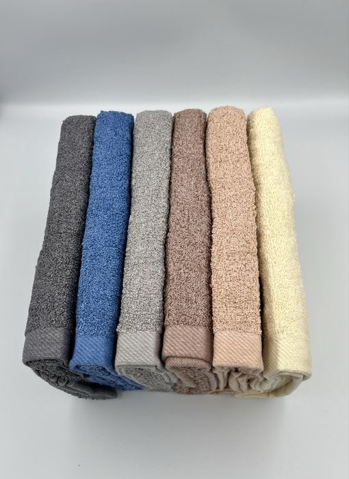 Komplet 6 recznikow do rąk 50x100cm bawełna 100%