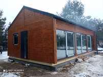 Domek,domki letniskowe,drewniane,Barwinek 5,5 x 9m