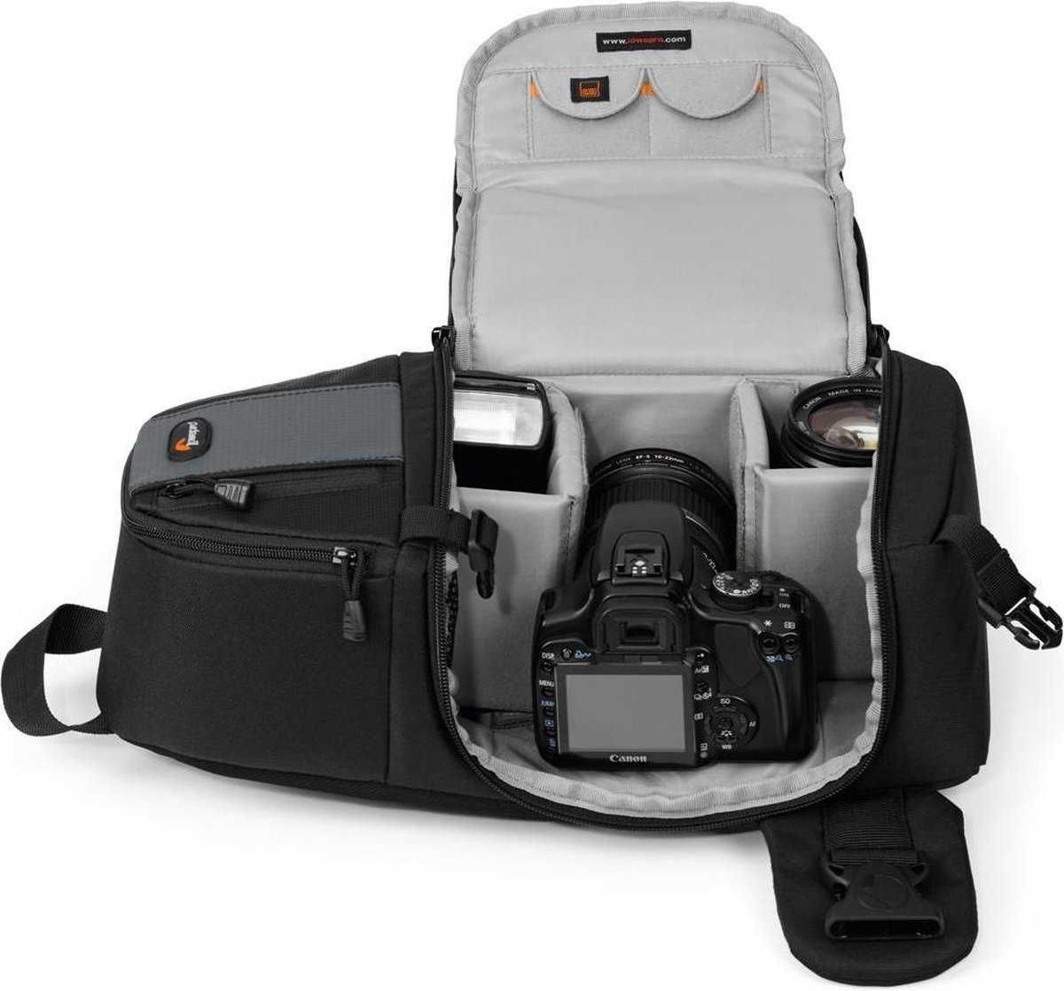 Mochila Lowepro 102 AW PRETA - Impermeável