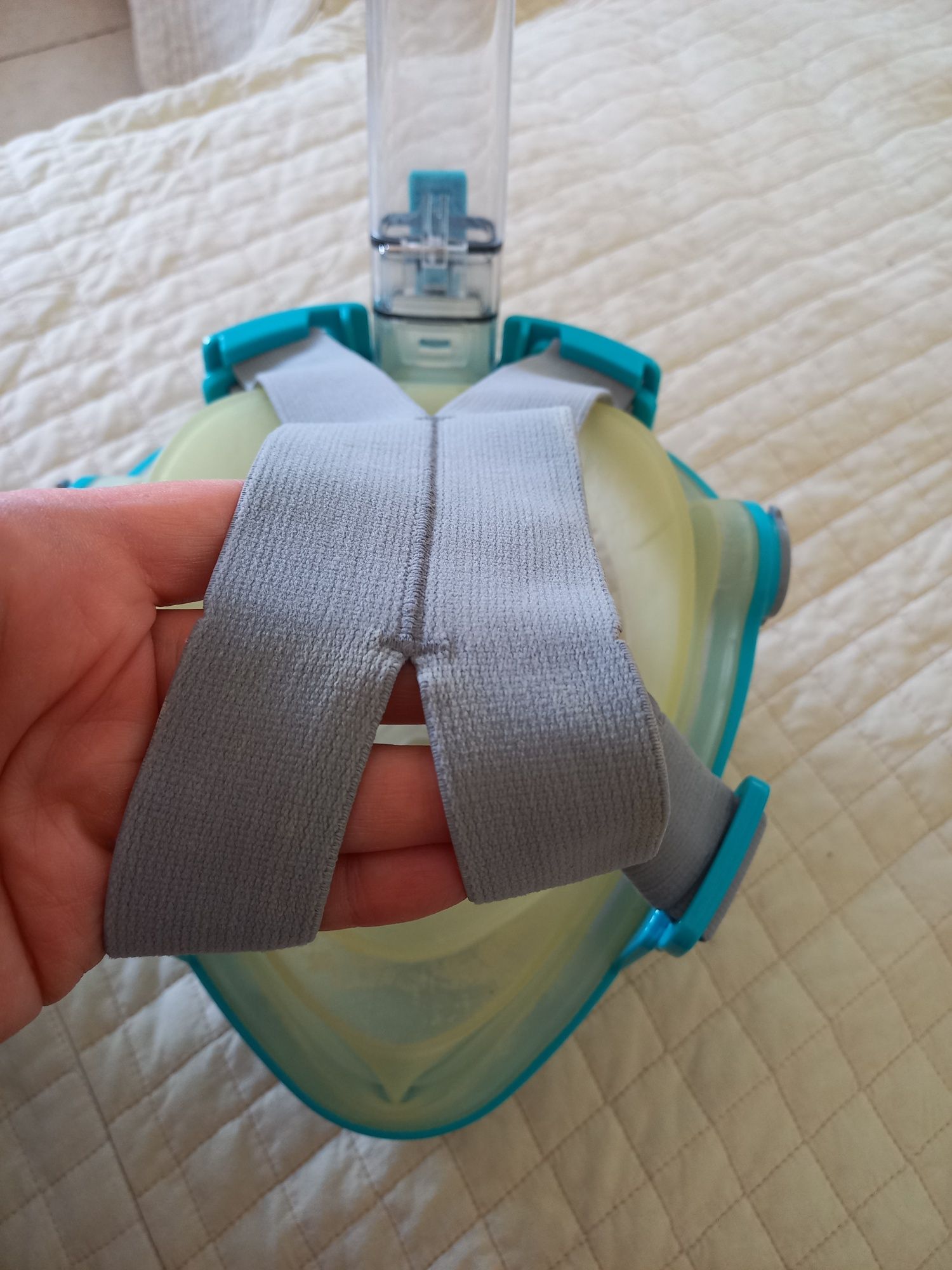 Duas mascaras de Snorkeling de superfície Easybreath