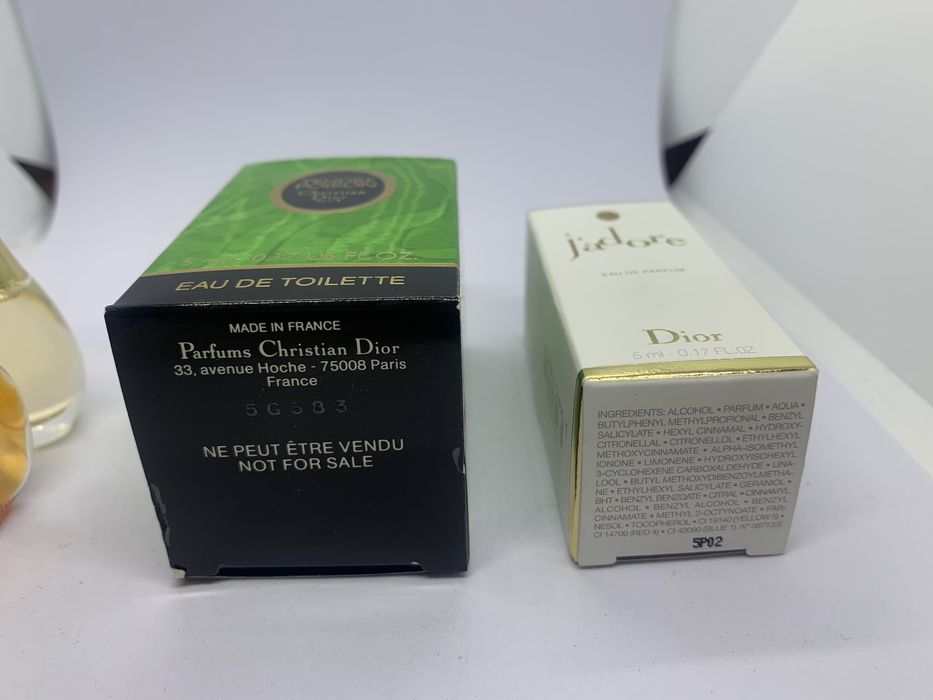 christian dior dolce vita, dune, tendre, jadore
