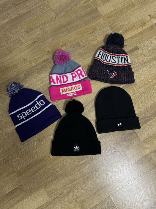 Шапка зимова Adidas , Underarmour, Speedo, Houston NFL , Swisski лижна