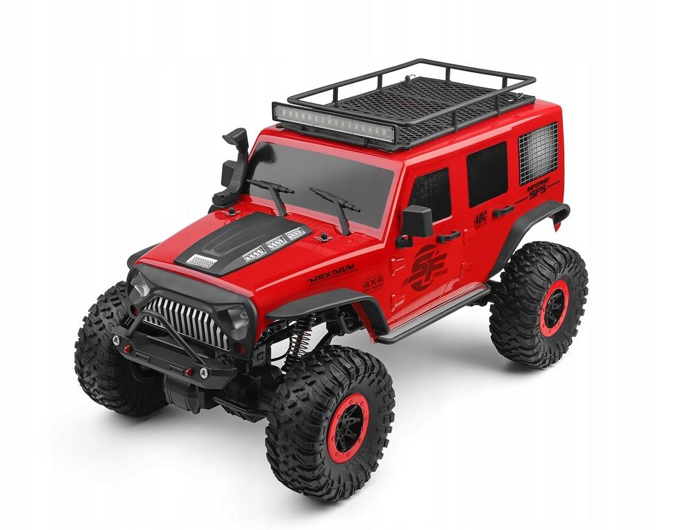 Jeep Rc Wltoys Rock Crawler 1:10 4Wd 2,4Ghz Światła LED