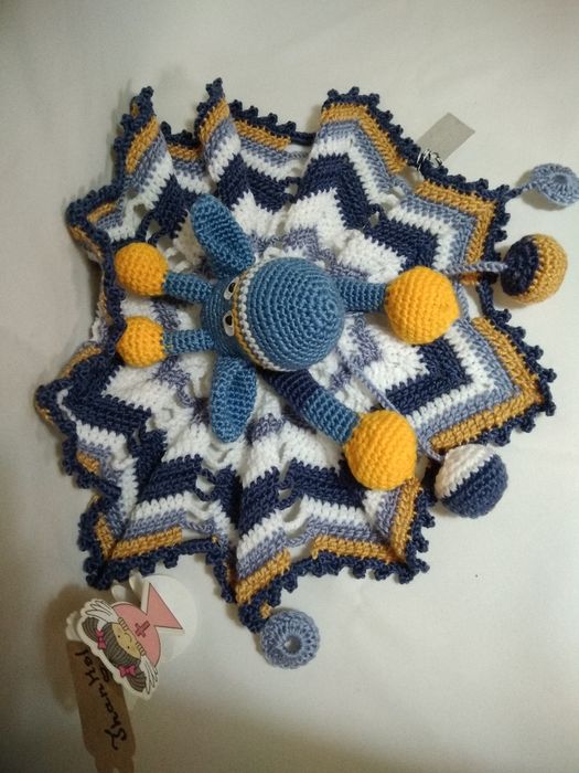 Manta de apego girafa