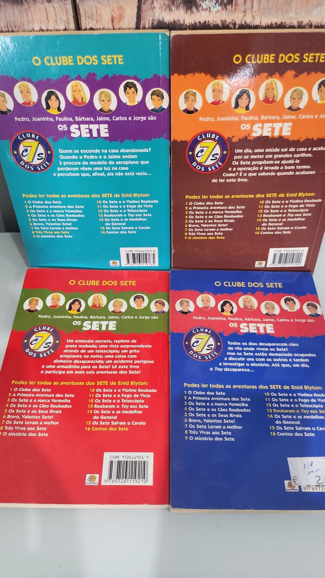 Os sete ( vários títulos)