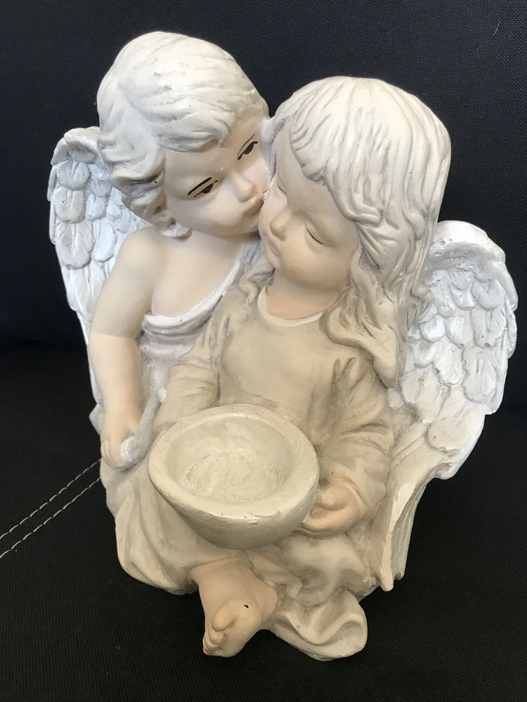 Anioły świecznik figurki kolejcja rzeźba