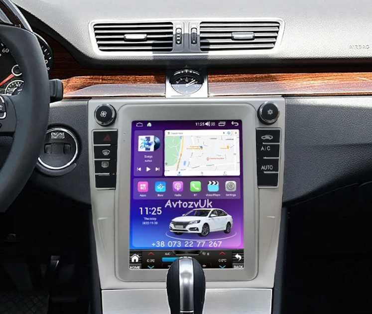 Магнитола PASSAT Volkswagen VW CC B6 B7 Tesla GPS CarPlay Android 13