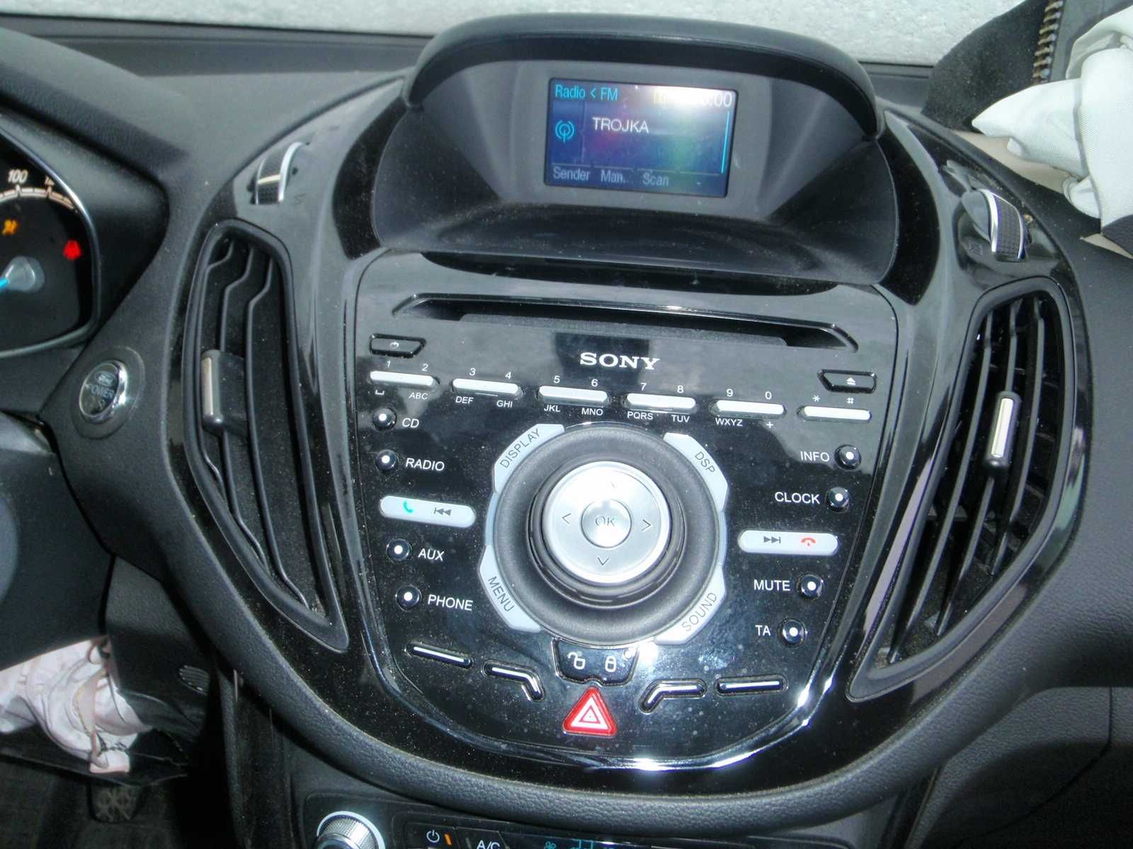 FORD B-MAX 2012-17r.- Radio Sony panel wyświetlacz 100 % sprawne