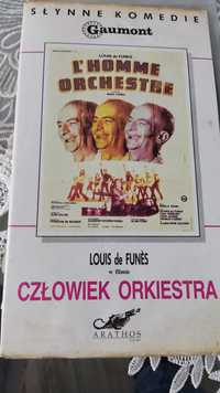 Louis de Funes Człowiek orkiestra komedia kaseta VHS