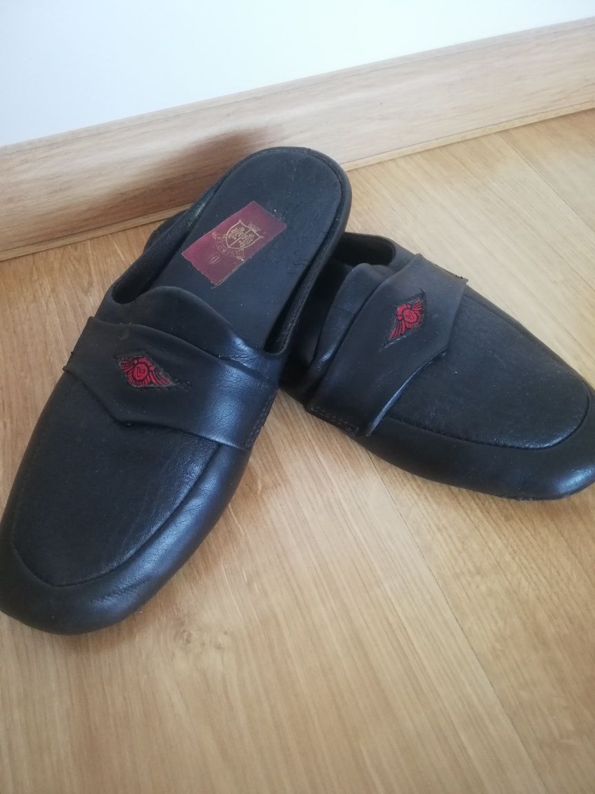 Pantofle kapcie męskie roz 40 PRL