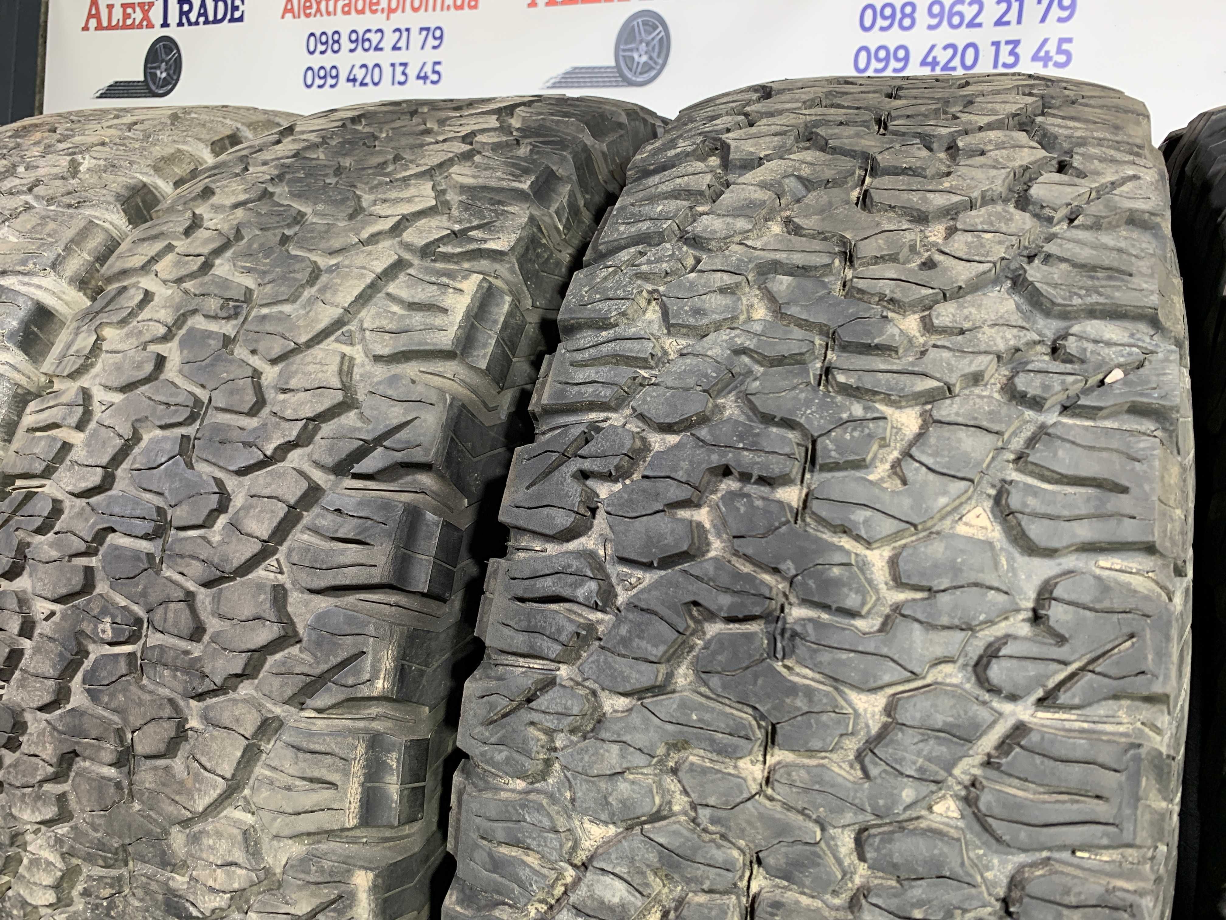 4 шт. 315/70 R17 BFGoodrich All-Terrain T/A KO2 шини б/у