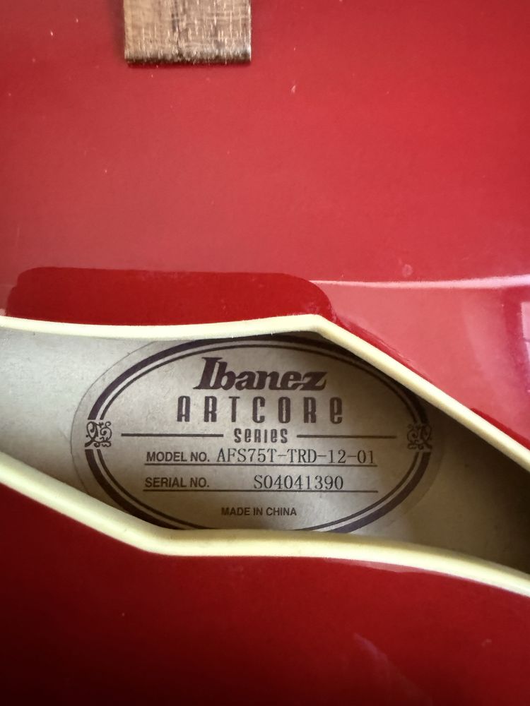 Gitara hollow body Ibanez AFS75T TRD 12-01 z futerałem RockCase