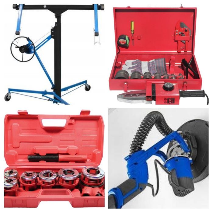 Wynajem,podnośnik do płyt,szlifierka do gładzi,gipsu,zgrzewarka