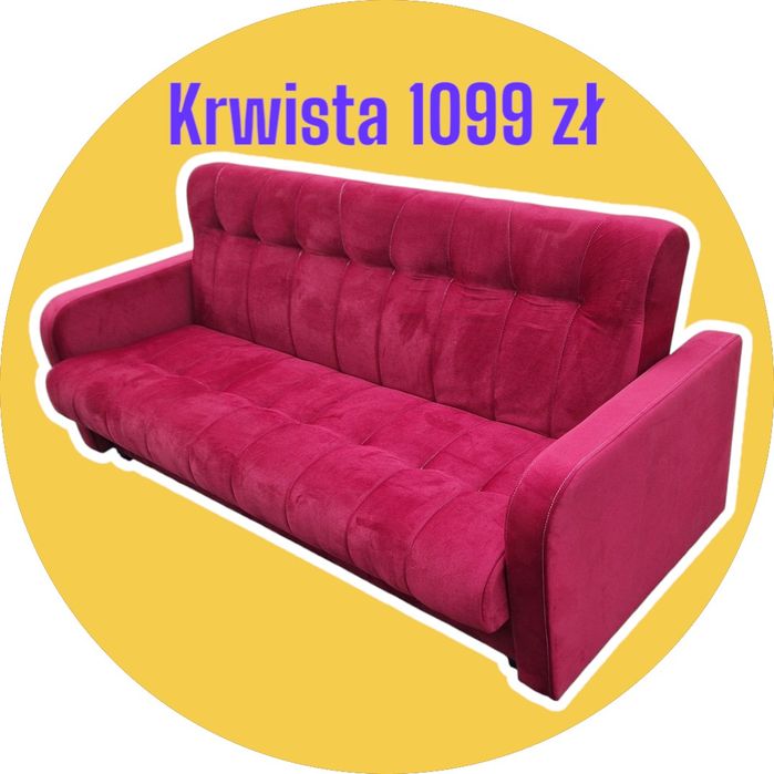 Wersalka REMEK , producent Polski, różne kolory, transport cała POLSKA
