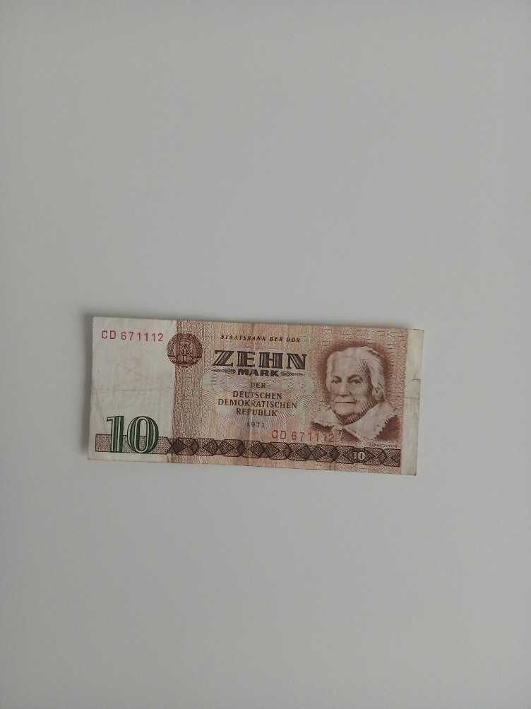 banknot 10 marek NRD 1971