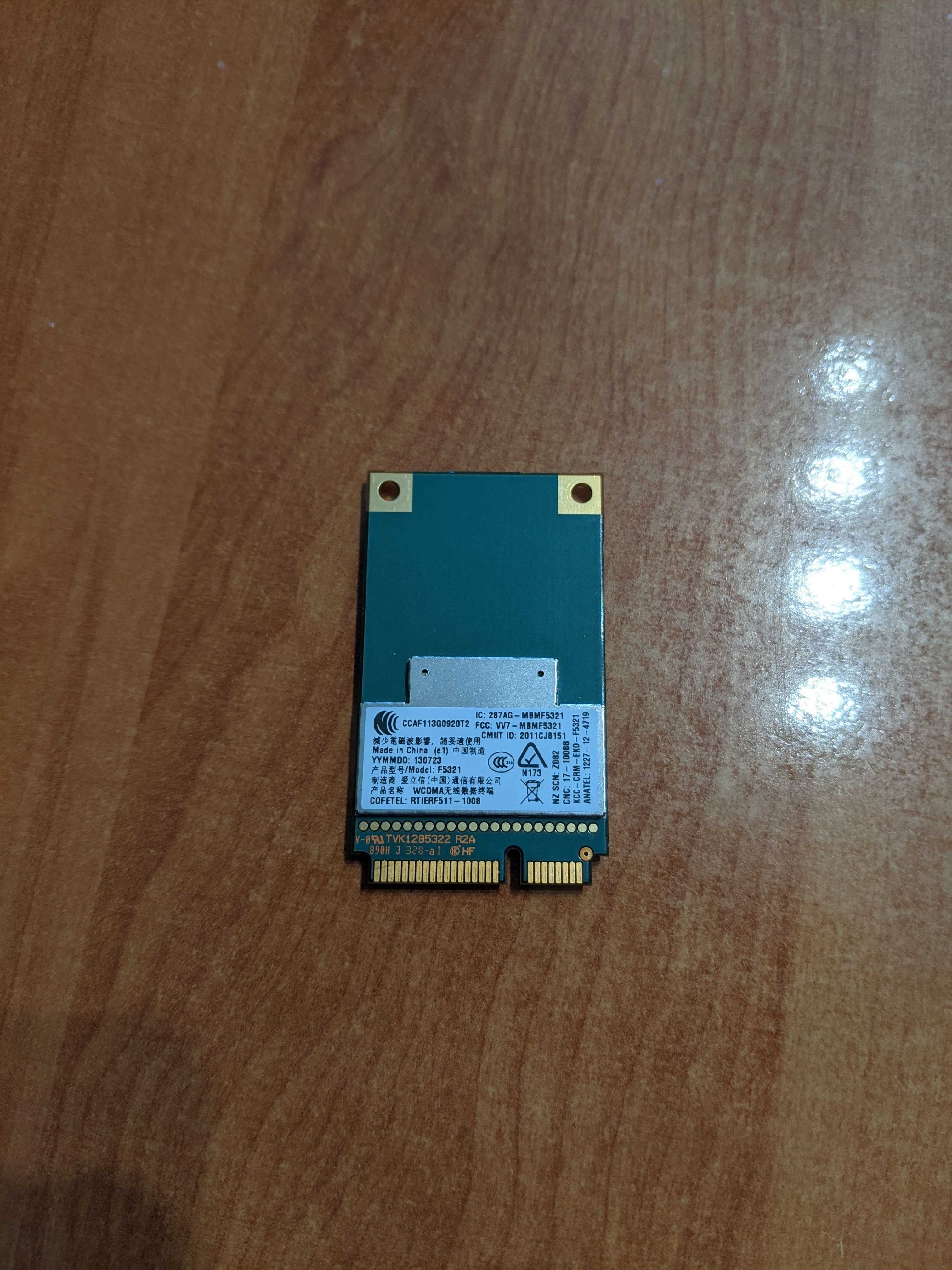 Ericsson F5321 3G WWAN Mobile Broadband Card